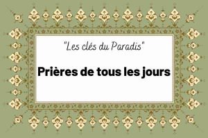 Prières de tous les jours