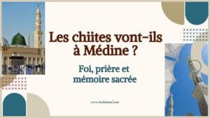 chiites priant à Médine devant la tombe du Prophète et au cimetière al-Baqi‘
