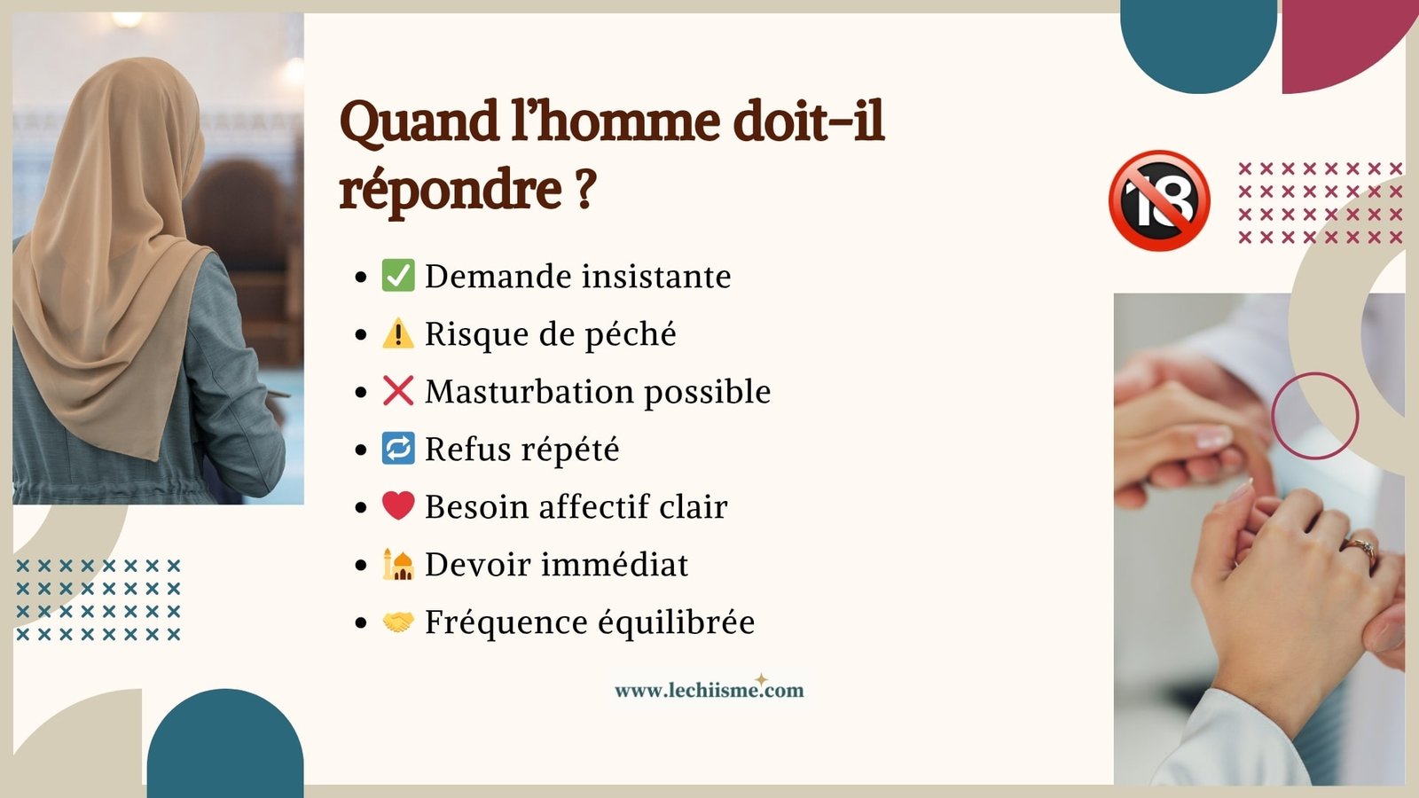 quand l’homme doit avoir un rapport intime selon l’islam chiite