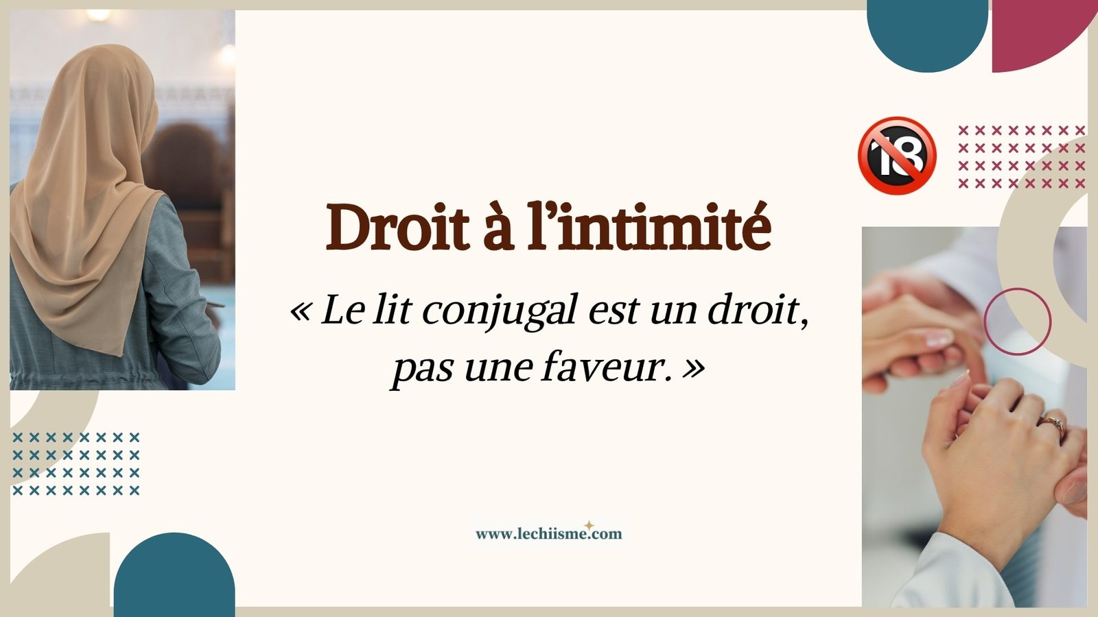 droit à l’intimité sexuelle en islam chiite selon le fiqh
