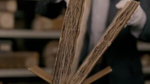 Texture du Codex Mashhad Coran 1e siècle